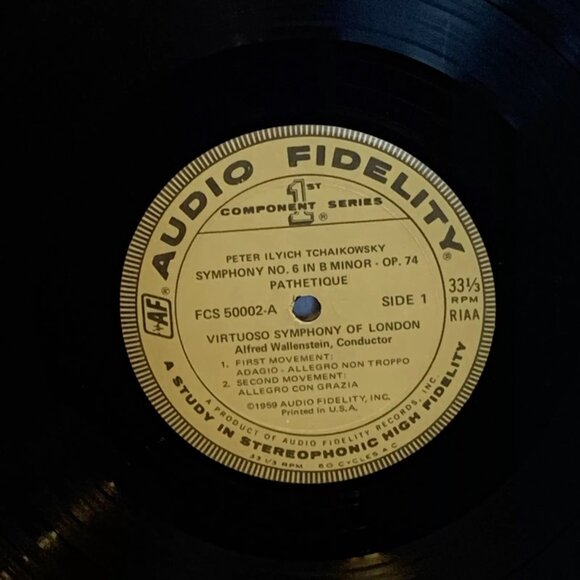 Symphony VI (Pathétique) In B Minor Opus 74 (Vinyl, 1959) Audio Fidelity VG+ - Picture 7 of 9